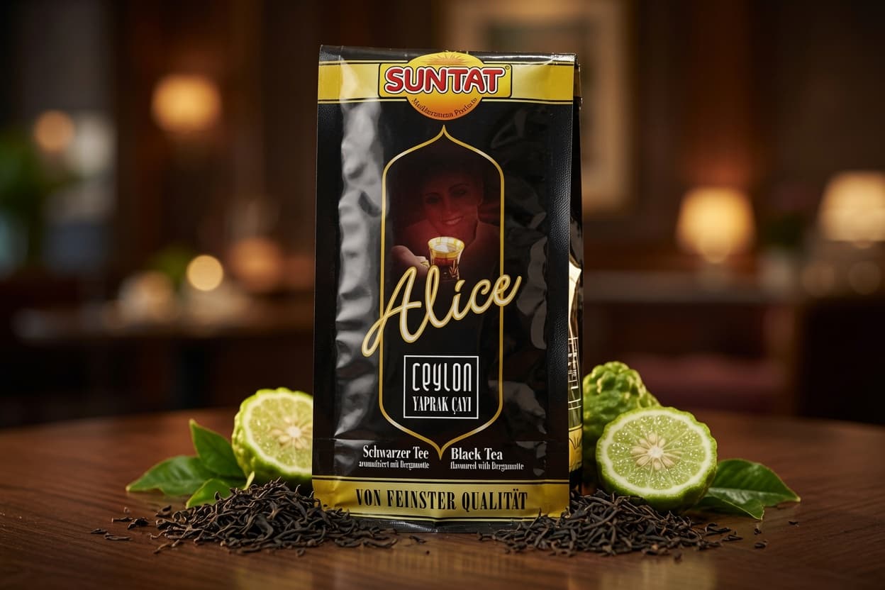 ۴۰- چای سیاه سیلان معطر با برگاموت (آلیس)