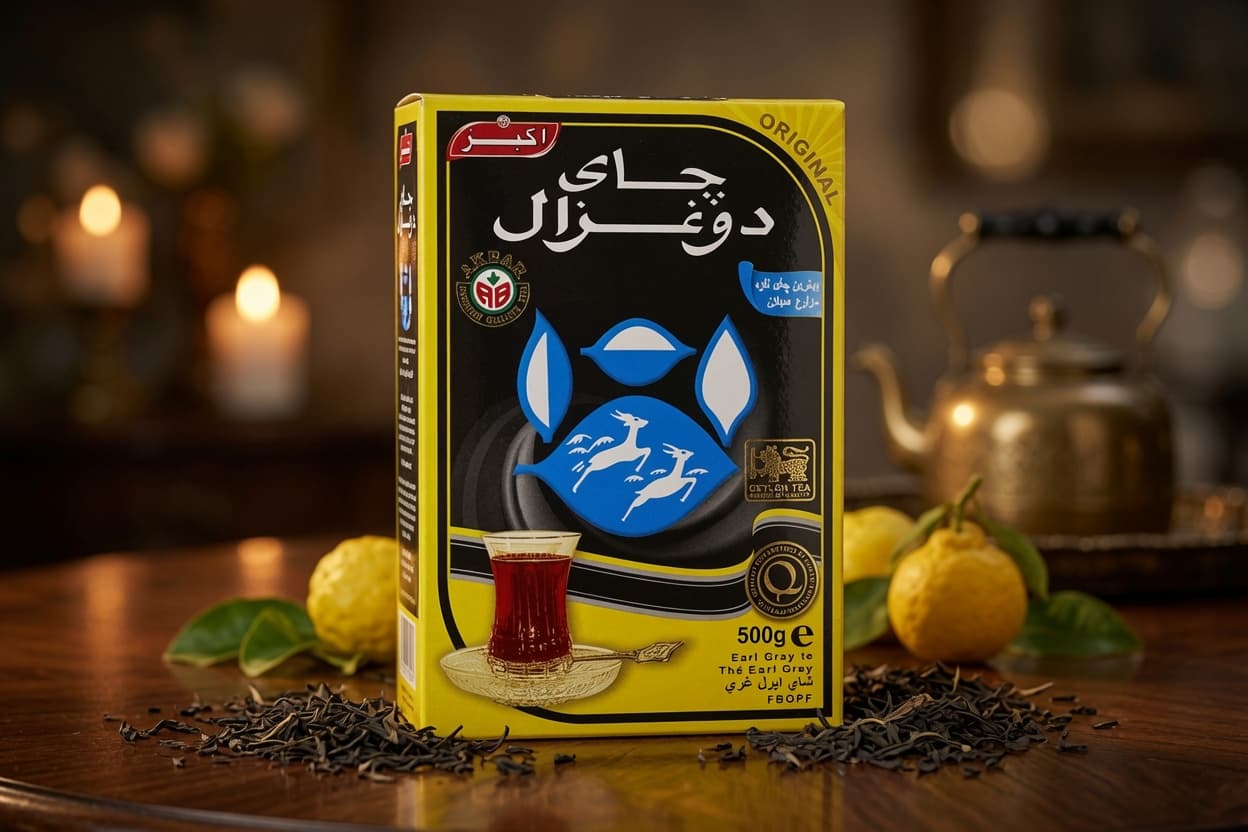 ۱۳- چای ارل گری سیلان فله