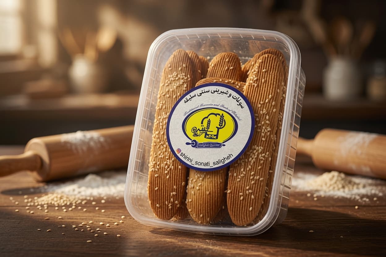 ۱۰۴- شیرینی سنتی کنجدی (انگشتی)